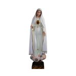 彩绘木雕-圣母圣心（Sacred Heart of Mary）-多尺寸