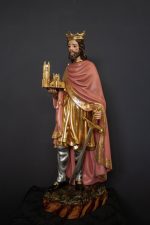 彩绘木雕-圣亨利（Saint Henry）-多尺寸 - 图片 2