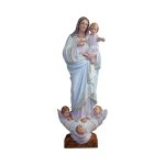 彩绘木雕-慈悲圣母（Our Lady of Mercy）-多尺寸