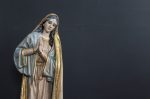 彩绘木雕-法蒂玛圣母（Our Lady of Fatima）-多尺寸 - 图片 2