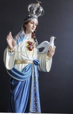 彩绘木雕-圣母·和平（Our Lady of Peace）-多尺寸 - 图片 3