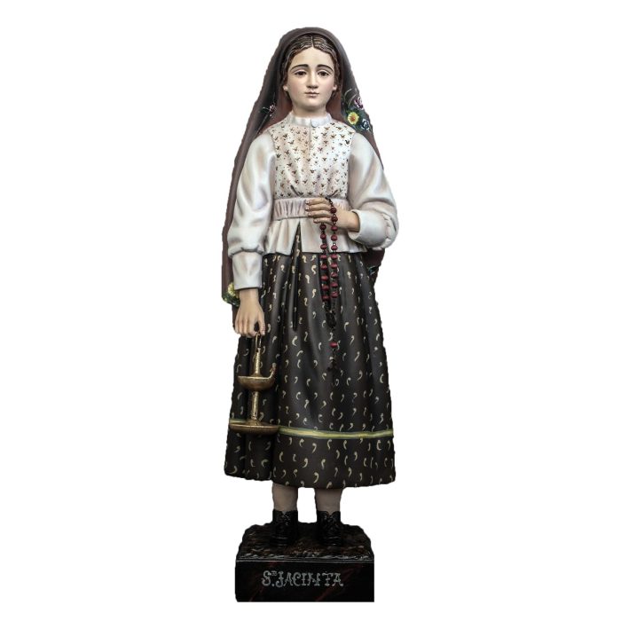 彩绘木雕-圣雅辛达（Saint Jacinta）-多尺寸