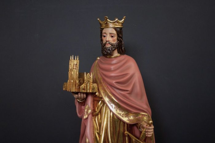 彩绘木雕-圣亨利（Saint Henry）-多尺寸 - 图片 3