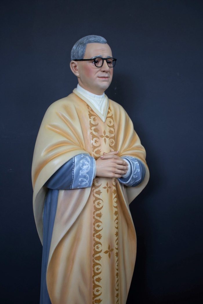 彩绘木雕-圣施礼华（Saint Joseph Maria Escriva）-多尺寸 - 图片 4