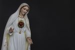 彩绘木雕-圣母圣心（Sacred Heart of Mary）-多尺寸 - 图片 2