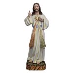 彩绘木雕-基督·慈悲的（Christ the Merciful）-多尺寸
