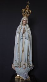 彩绘木雕-法蒂玛圣母（Our Lady of Fatima）-多尺寸 - 图片 2