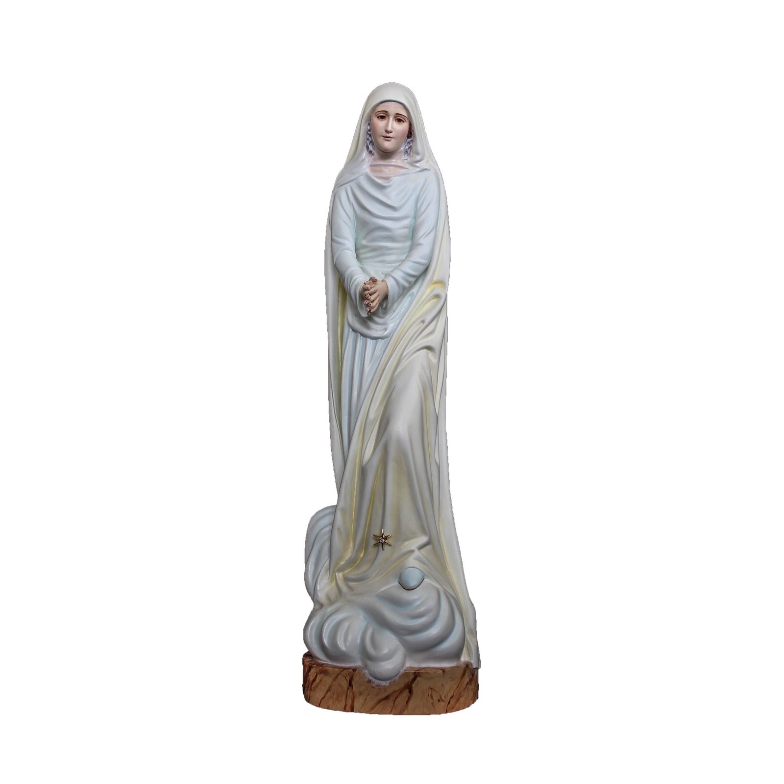 IC02STP003 彩绘木雕-法蒂玛圣母(Our Lady of Fatima)-多尺寸 - 图片 1