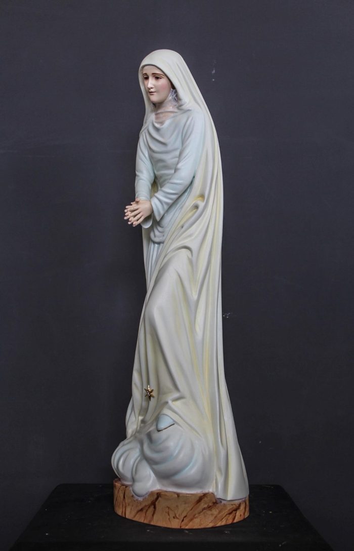 彩绘木雕-法蒂玛圣母（Our Lady of Fatima）-多尺寸 - 图片 3