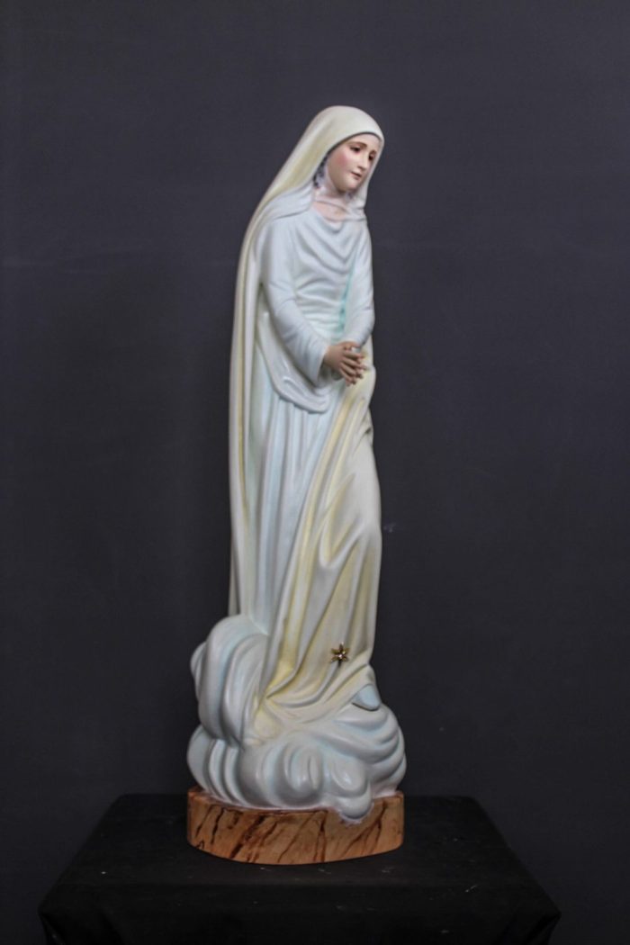 彩绘木雕-法蒂玛圣母（Our Lady of Fatima）-多尺寸 - 图片 4