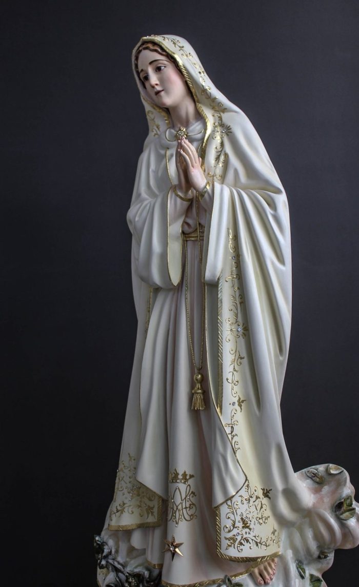 彩绘木雕-霍尔莫克法蒂玛圣母（Our Lady of Fatima Hoalmoak）-多尺寸 - 图片 3