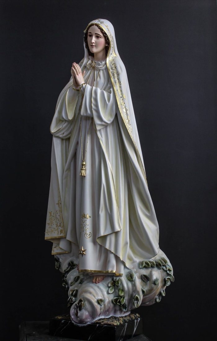 彩绘木雕-霍尔莫克法蒂玛圣母（Our Lady of Fatima Hoalmoak）-多尺寸 - 图片 3