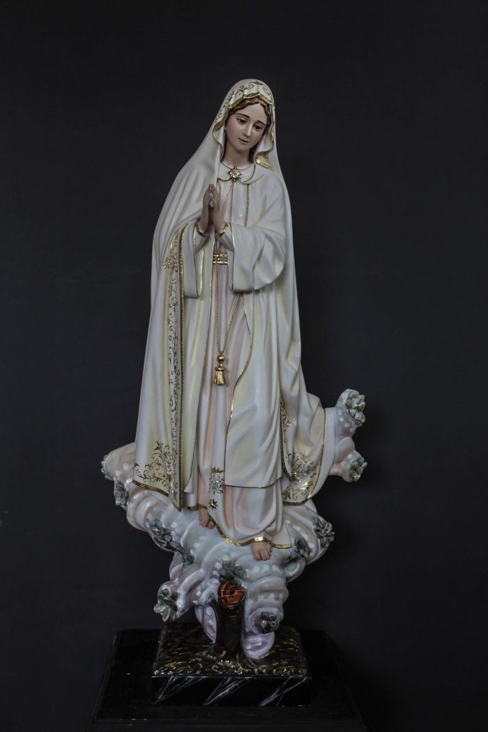 彩绘木雕-霍尔莫克法蒂玛圣母（Our Lady of Fatima Hoalmoak）-多尺寸 - 图片 3
