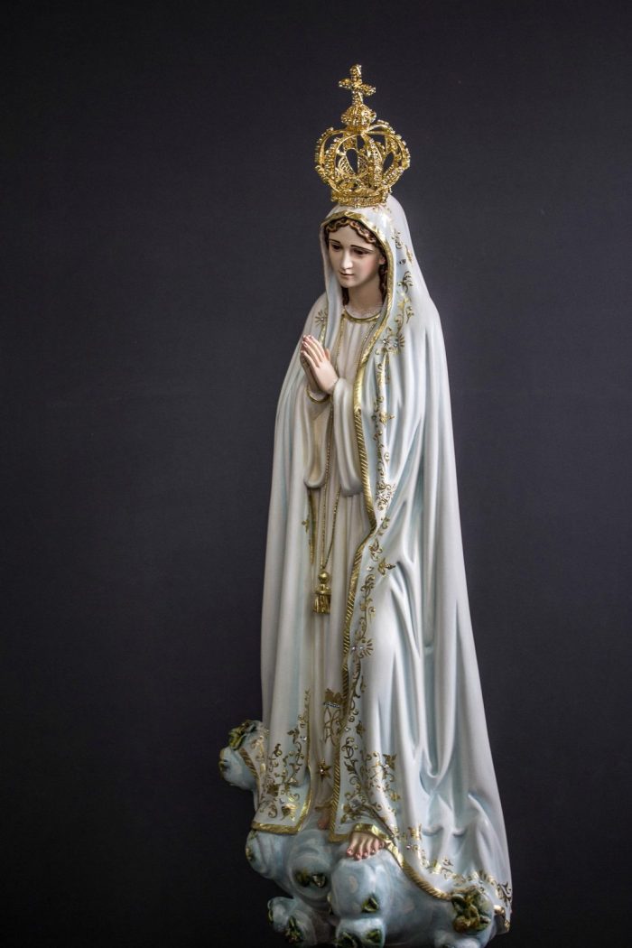 彩绘木雕-霍尔莫克法蒂玛圣母（Our Lady of Fatima Hoalmoak）-多尺寸 - 图片 2