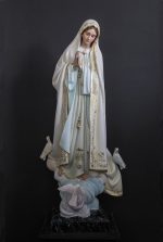 彩绘木雕-蓬塔法蒂玛圣母（Our Lady of Fatima of Ponta）-多尺寸 - 图片 2