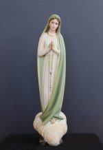 彩绘木雕-造型法蒂玛圣母（Stylized Our Lady of Fatima）-多尺寸 - 图片 2