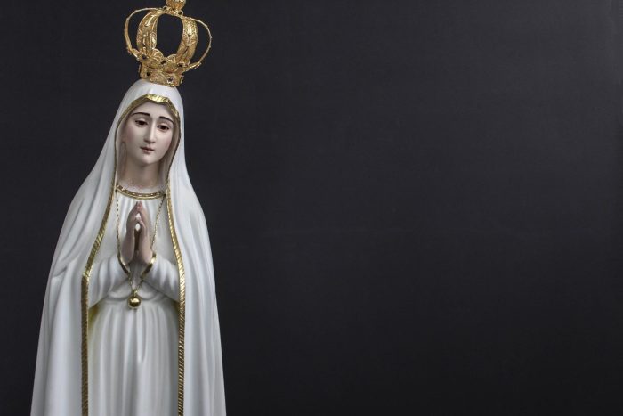彩绘木雕-法蒂玛朝圣圣母（Our Lady of Fatima Pilgrim）-多尺寸 - 图片 2