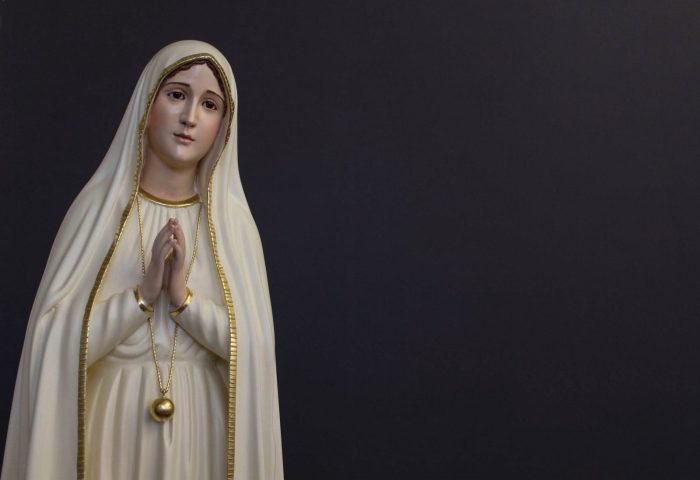 彩绘木雕-法蒂玛朝圣圣母（Our Lady of Fatima Pilgrim）-多尺寸 - 图片 2