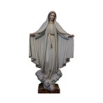 彩绘木雕-法蒂玛朝圣圣母（Our Lady of Fatima Pilgrim）-多尺寸
