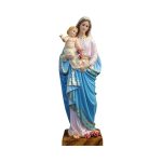 彩绘木雕-圣母·喜乐（Our Lady of Joy）-多尺寸