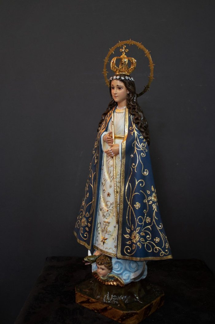 彩绘木雕-圣母·安蒂波洛（Our Lady Antipolo）-多尺寸 - 图片 2