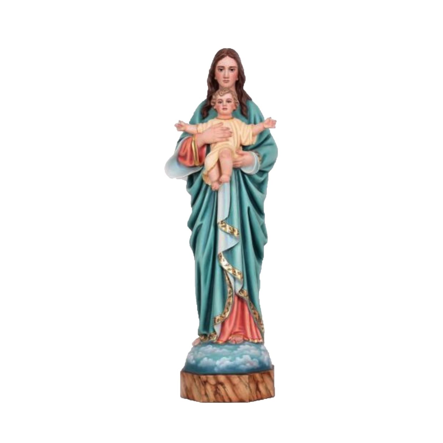 彩绘木雕-献主节圣母（Our Lady of the Presentation）-多尺寸