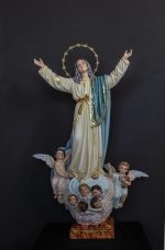 彩绘木雕-圣母升天（Our Lady of the Assumption）-多尺寸 - 图片 2