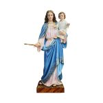 彩绘木雕-助佑之母（Our Lady Help of Christians）-多尺寸