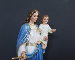 彩绘木雕-助佑之母（Our Lady Help of Christians）-多尺寸 - 图片 2