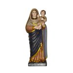 彩绘木雕-圣母·善终（Our Lady of Good Death）-多尺寸