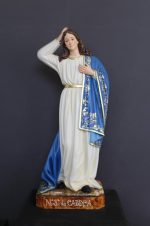 彩绘木雕-头戴冠冕的圣母（Our Lady of the Head）-多尺寸 - 图片 2