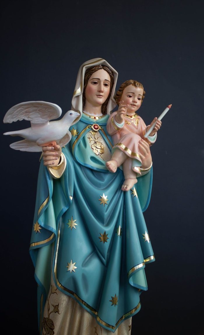 彩绘木雕-圣母·坎德拉里亚斯（Our Lady of Candelarias）-多尺寸 - 图片 2