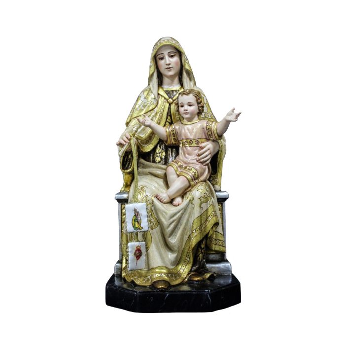 彩绘木雕-圣母·加尔默罗山（Our Lady of Mount Carmel）-多尺寸