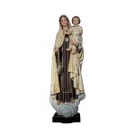 彩绘木雕-圣母·加尔默罗山（Our Lady of Mount Carmel）-多尺寸