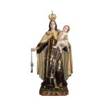 彩绘木雕-圣母·加尔默罗山（Our Lady of Mount Carmel）-多尺寸