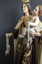 彩绘木雕-圣母·加尔默罗山（Our Lady of Mount Carmel）-多尺寸 - 图片 2