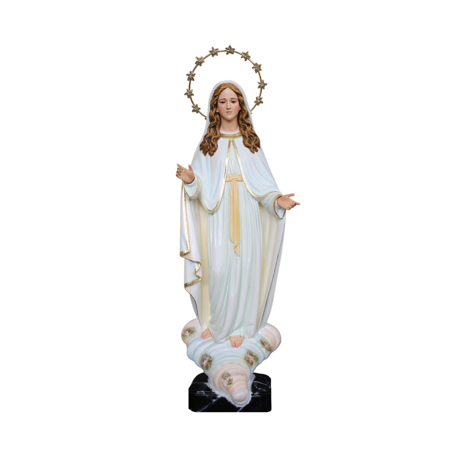彩绘木雕-尚皮翁圣母（Our Lady of Champion）-多尺寸