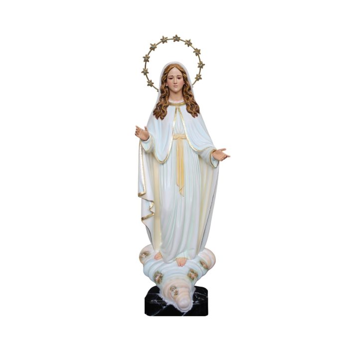 彩绘木雕-尚皮翁圣母（Our Lady of Champion）-多尺寸