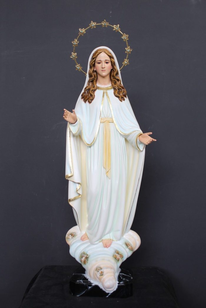 彩绘木雕-圣母·尚皮翁（Our Lady of Champion）-多尺寸 - 图片 3