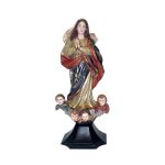 彩绘木雕-圣母无染原罪（Our Lady of the Conception）-多尺寸