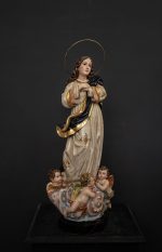 彩绘木雕-圣母无染原罪（Our Lady of the Conception）-多尺寸 - 图片 2