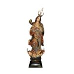 彩绘木雕-圣母无染原罪（Our Lady of the Conception）-多尺寸