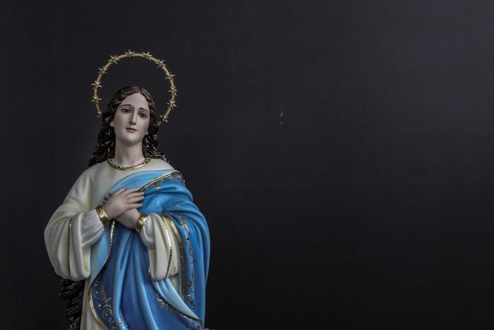 彩绘木雕-圣母无染原罪（Our Lady of the Conception）-多尺寸 - 图片 2