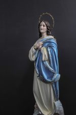 彩绘木雕-圣母无染原罪（Our Lady of the Conception）-多尺寸 - 图片 3