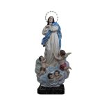 彩绘木雕-圣母无染原罪（Our Lady of the Conception）-多尺寸