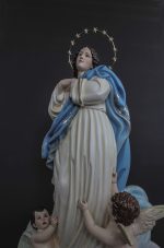 彩绘木雕-圣母无染原罪（Our Lady of the Conception）-多尺寸 - 图片 3