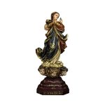 彩绘木雕-圣母无染原罪（Our Lady of the Conception）-多尺寸