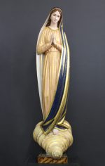 彩绘木雕-造型无染原罪圣母（Our Lady of the Conception “Stylized”）-多尺寸 - 图片 2