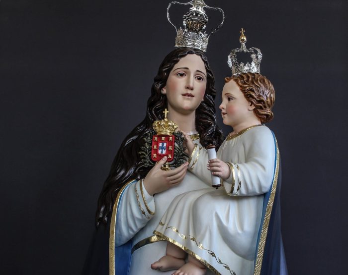 彩绘木雕-维拉维索萨无染原罪圣母（Our Lady of the Conception of Vila Viçosa）-多尺寸 - 图片 2