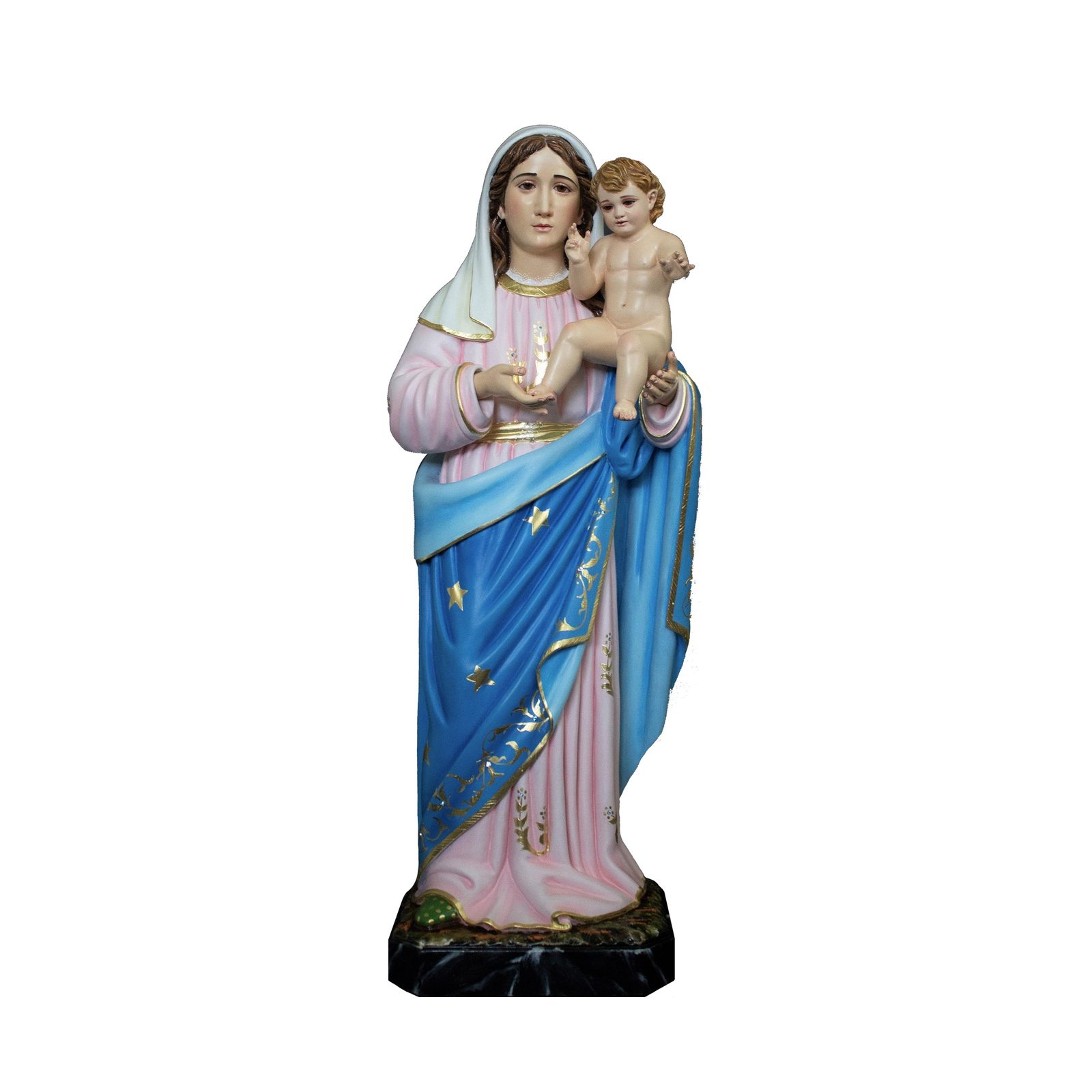 IC02STP121 彩绘木雕-圣母·流亡(Our Lady of Exile)-多尺寸 - 图片 1